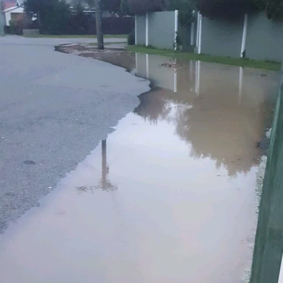 The photograph attached to this wastewater/stormwater report