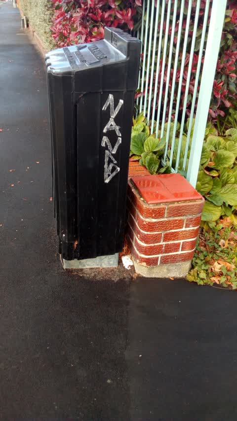 Graffiti, a report photo