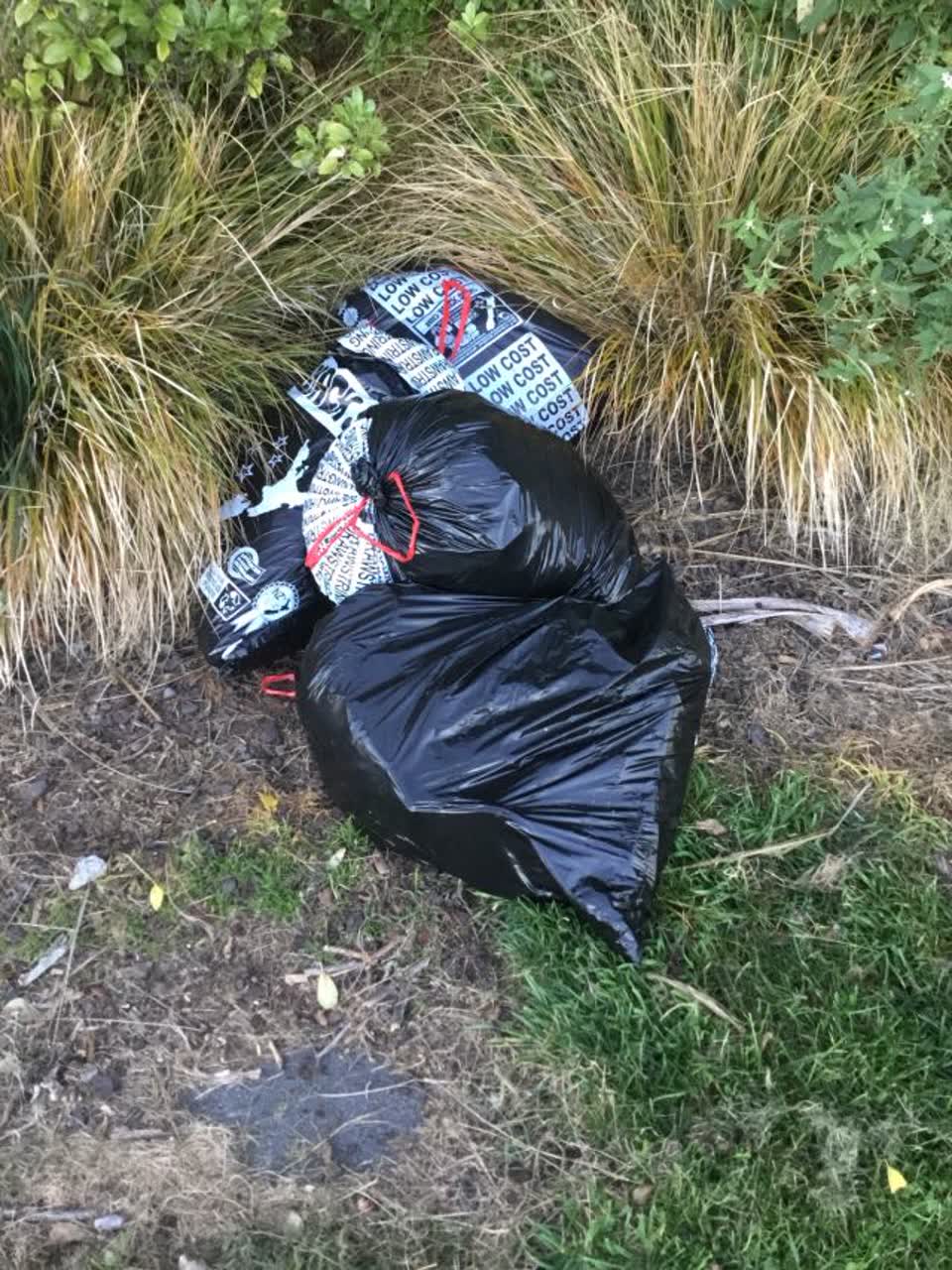The photograph attached to this rubbish/recycling report