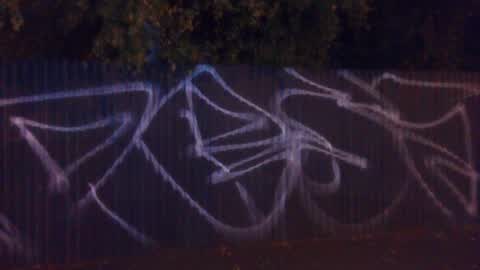 Graffiti, a report photo