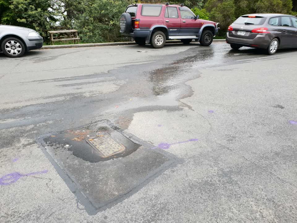 The photograph attached to this water supply report
