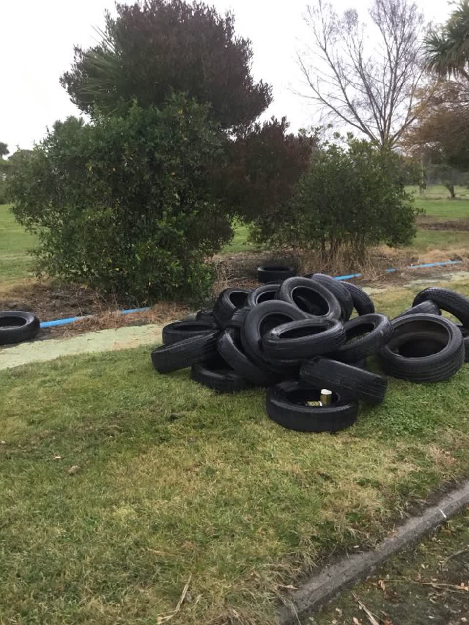 The photograph attached to this rubbish/recycling report