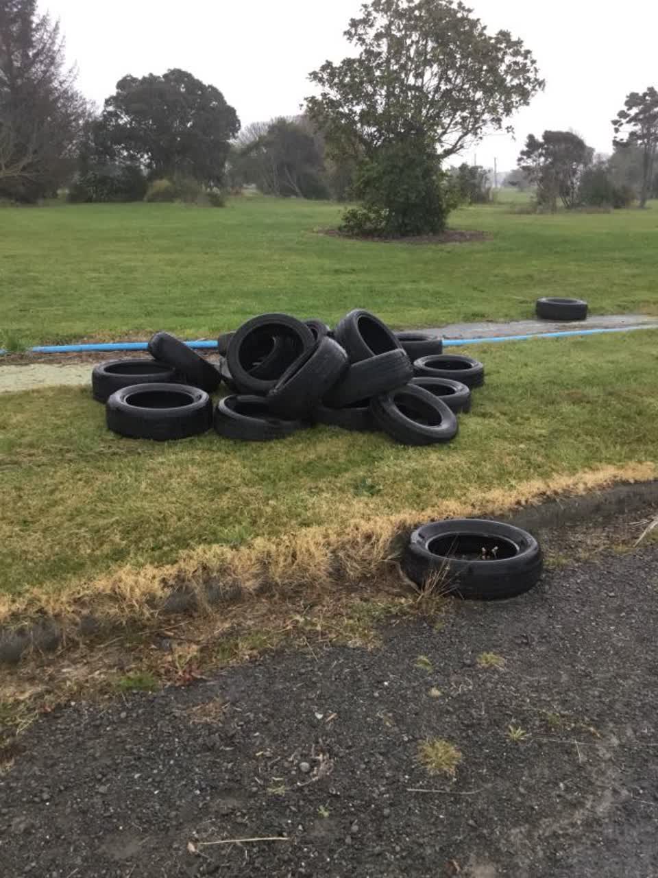 The photograph attached to this rubbish/recycling report