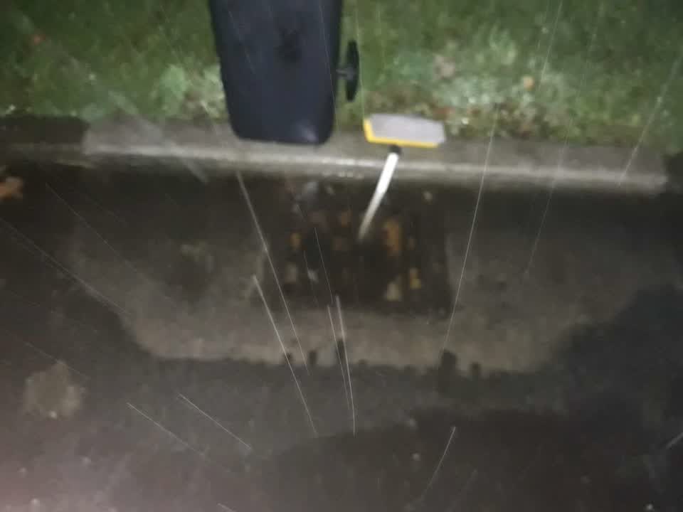The photograph attached to this wastewater/stormwater report