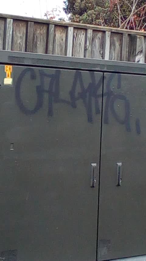 Graffiti, a report photo