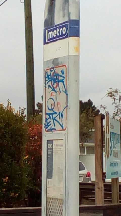 Graffiti, a report photo