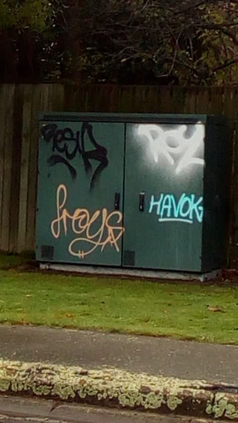 Graffiti, a report photo
