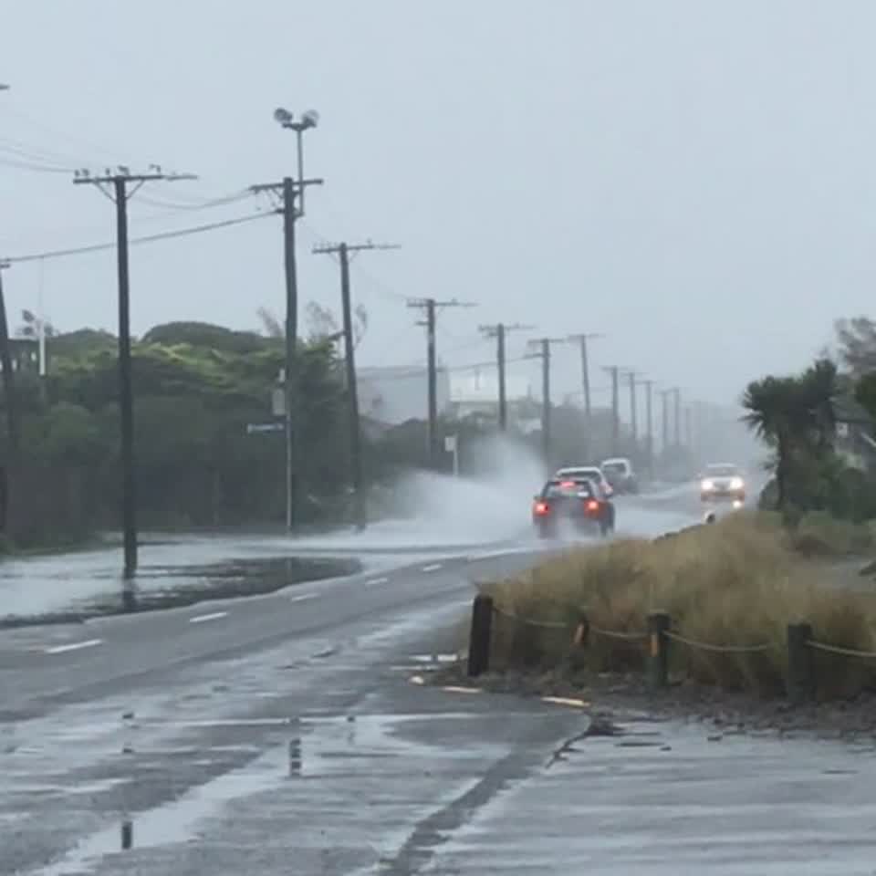 The photograph attached to this flooding report