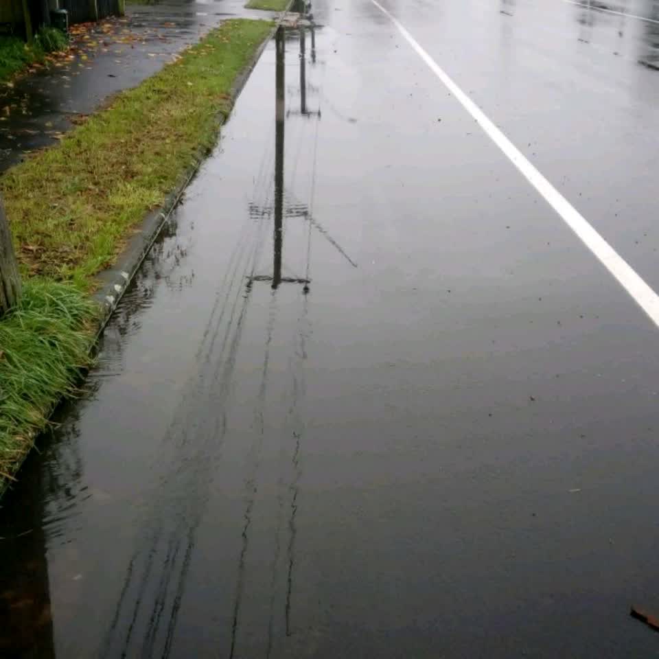 The photograph attached to this flooding report