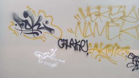 Graffiti, a report photo
