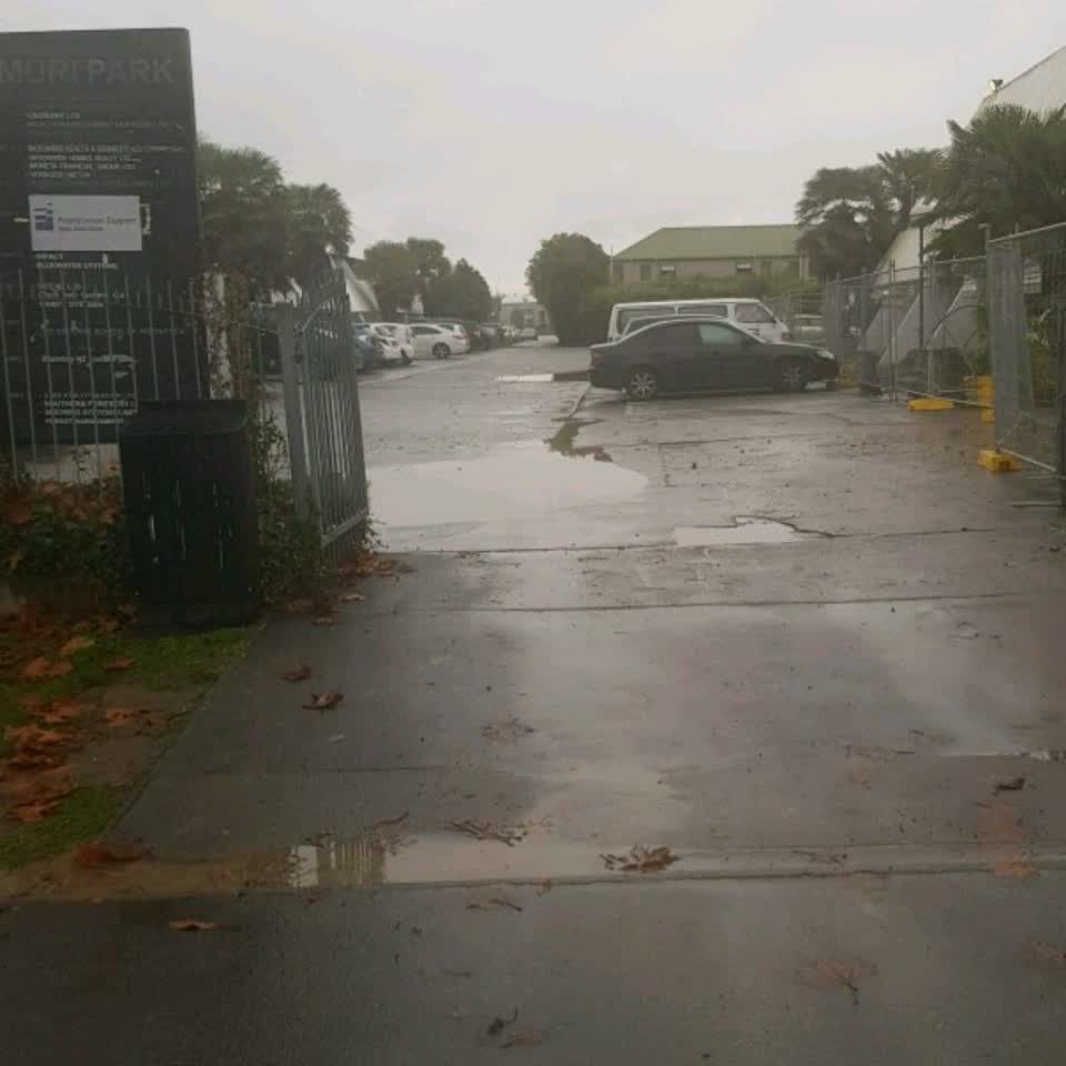 The photograph attached to this wastewater/stormwater report