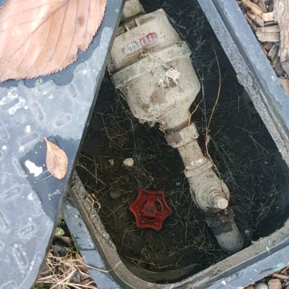 The photograph attached to this water supply report