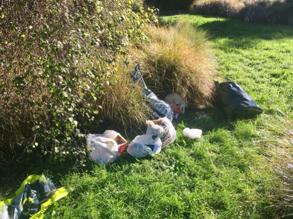 The photograph attached to this rubbish/recycling report