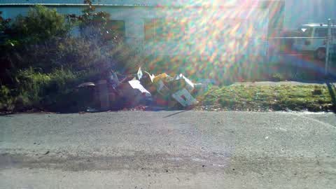 Rubbish/Recycling, a report photo