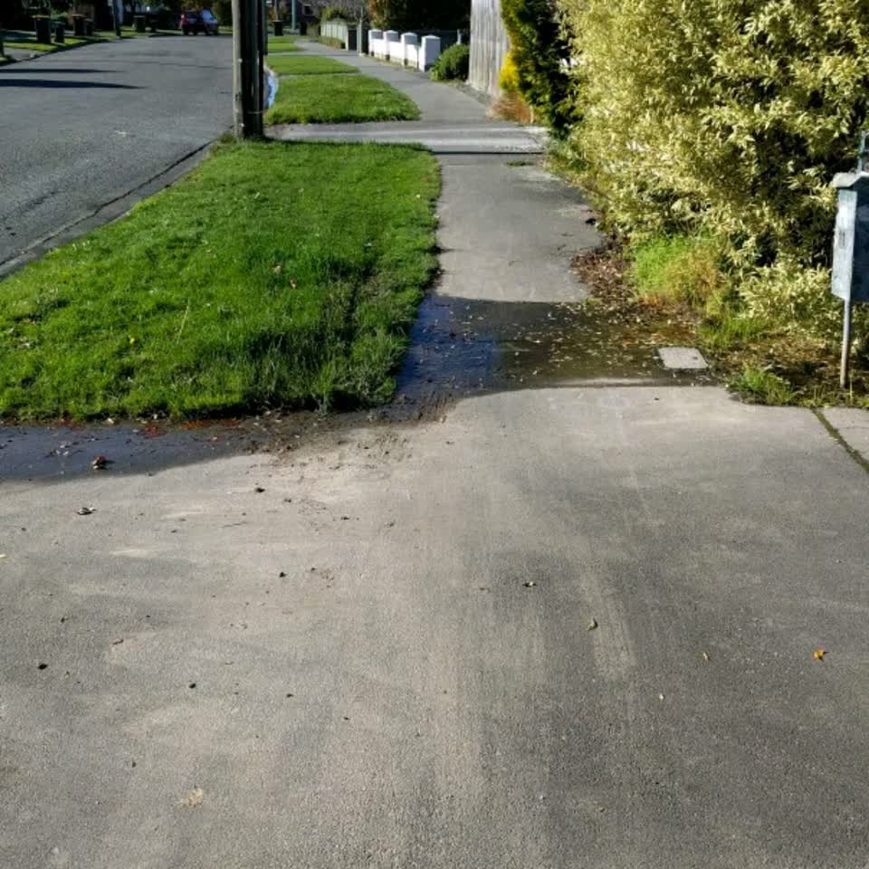 The photograph attached to this water supply report