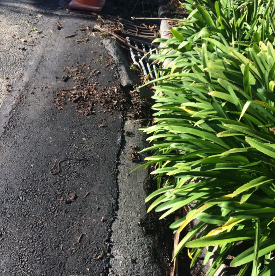 The photograph attached to this wastewater/stormwater report