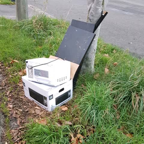 Rubbish/Recycling, a report photo