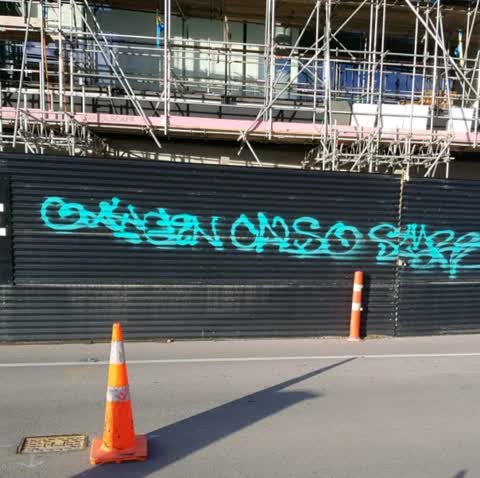 Graffiti, a report photo