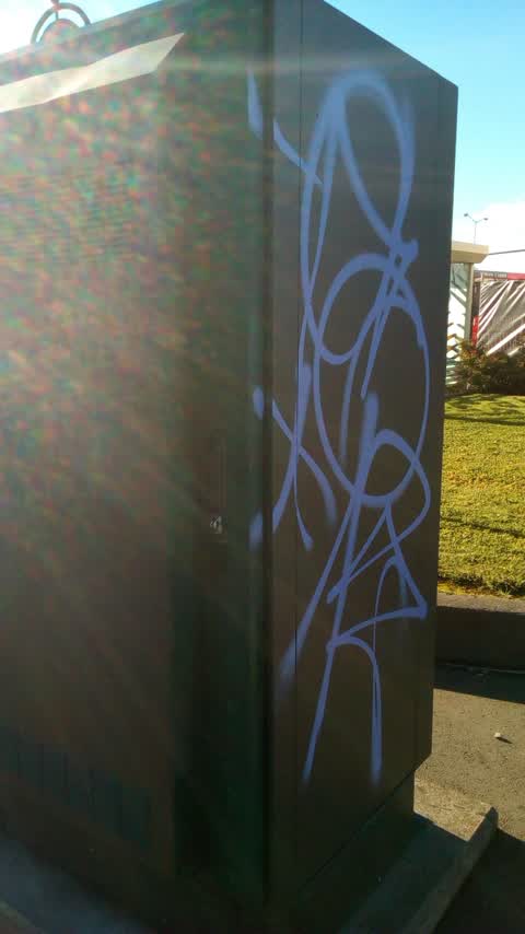 Graffiti, a report photo