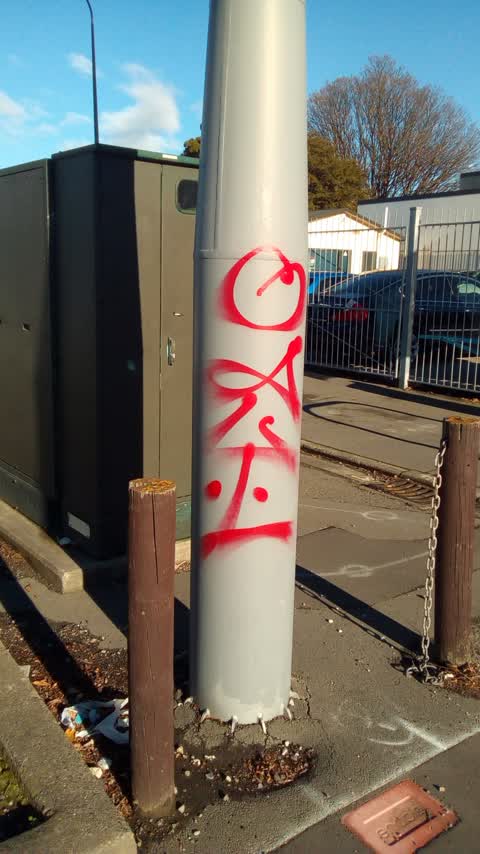 Graffiti, a report photo