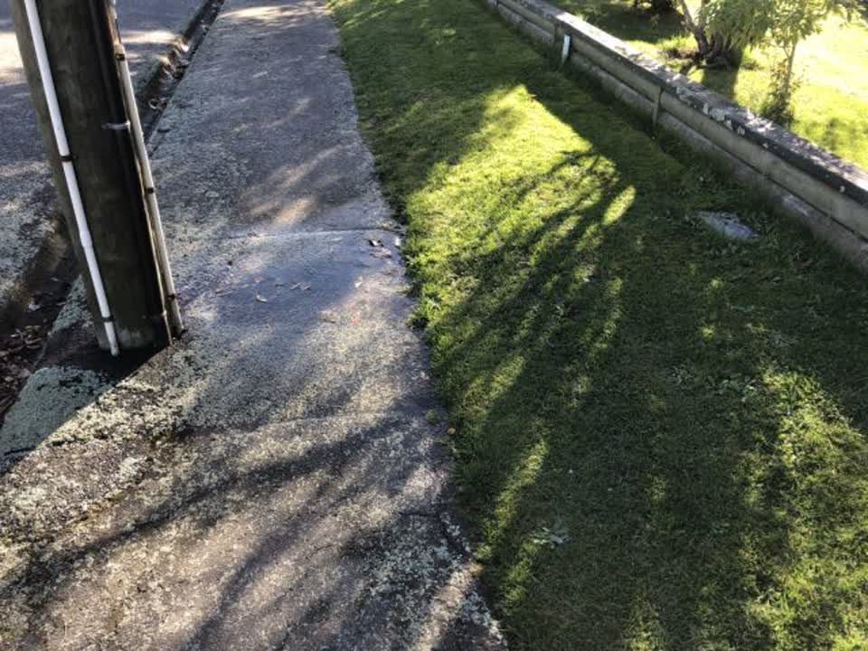The photograph attached to this flooding report
