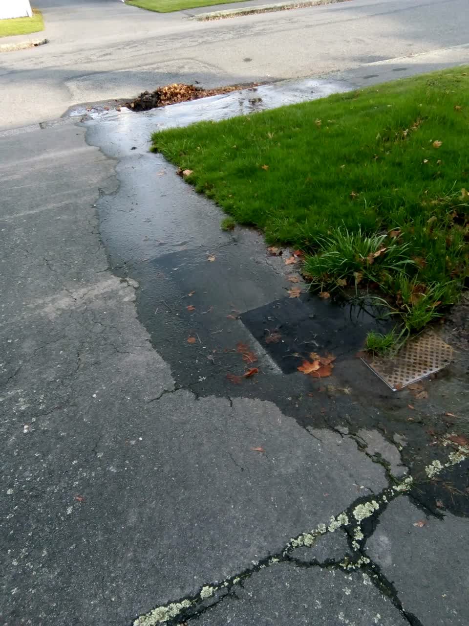 The photograph attached to this wastewater/stormwater report