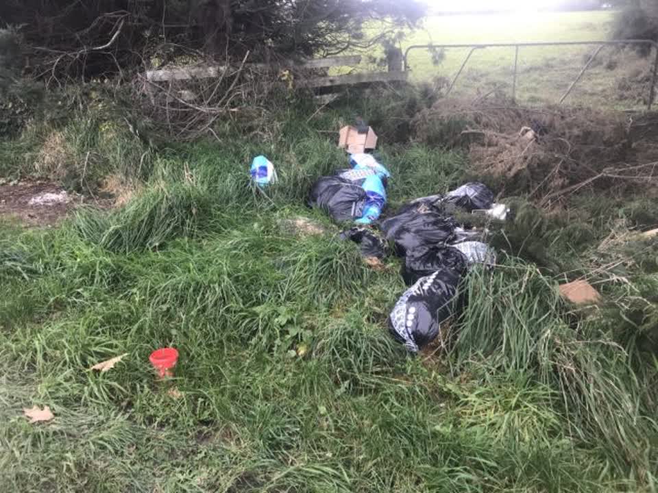 The photograph attached to this rubbish/recycling report