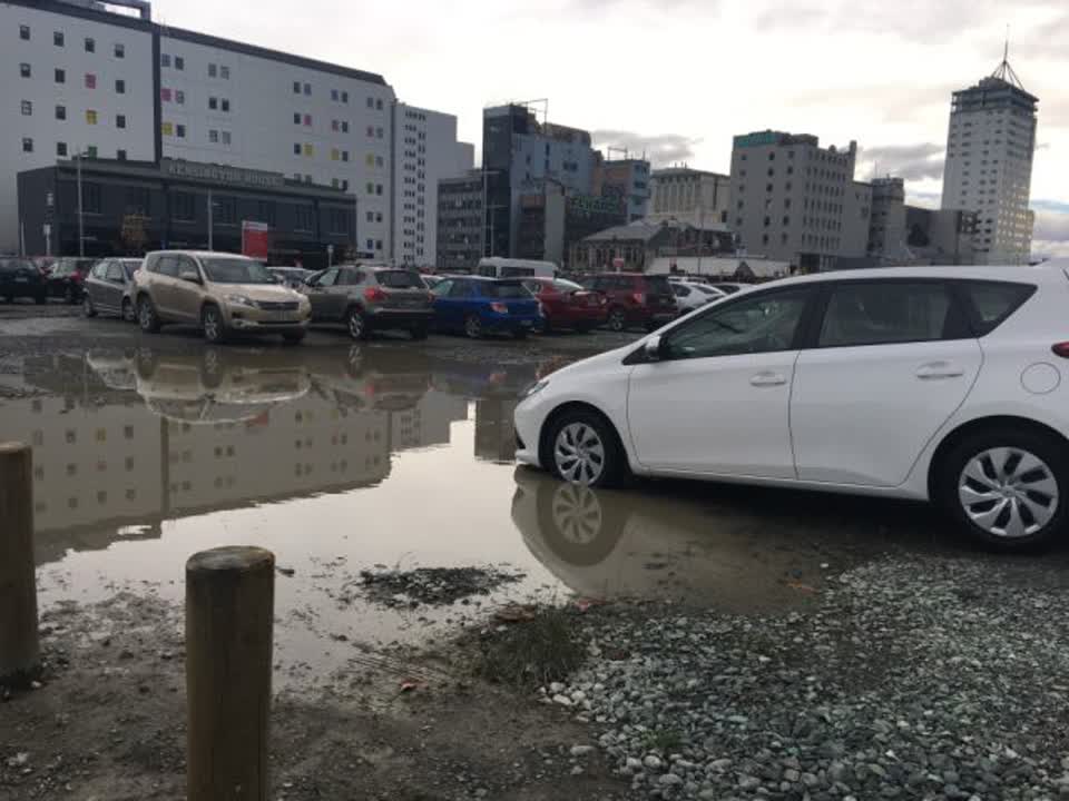 The photograph attached to this flooding report