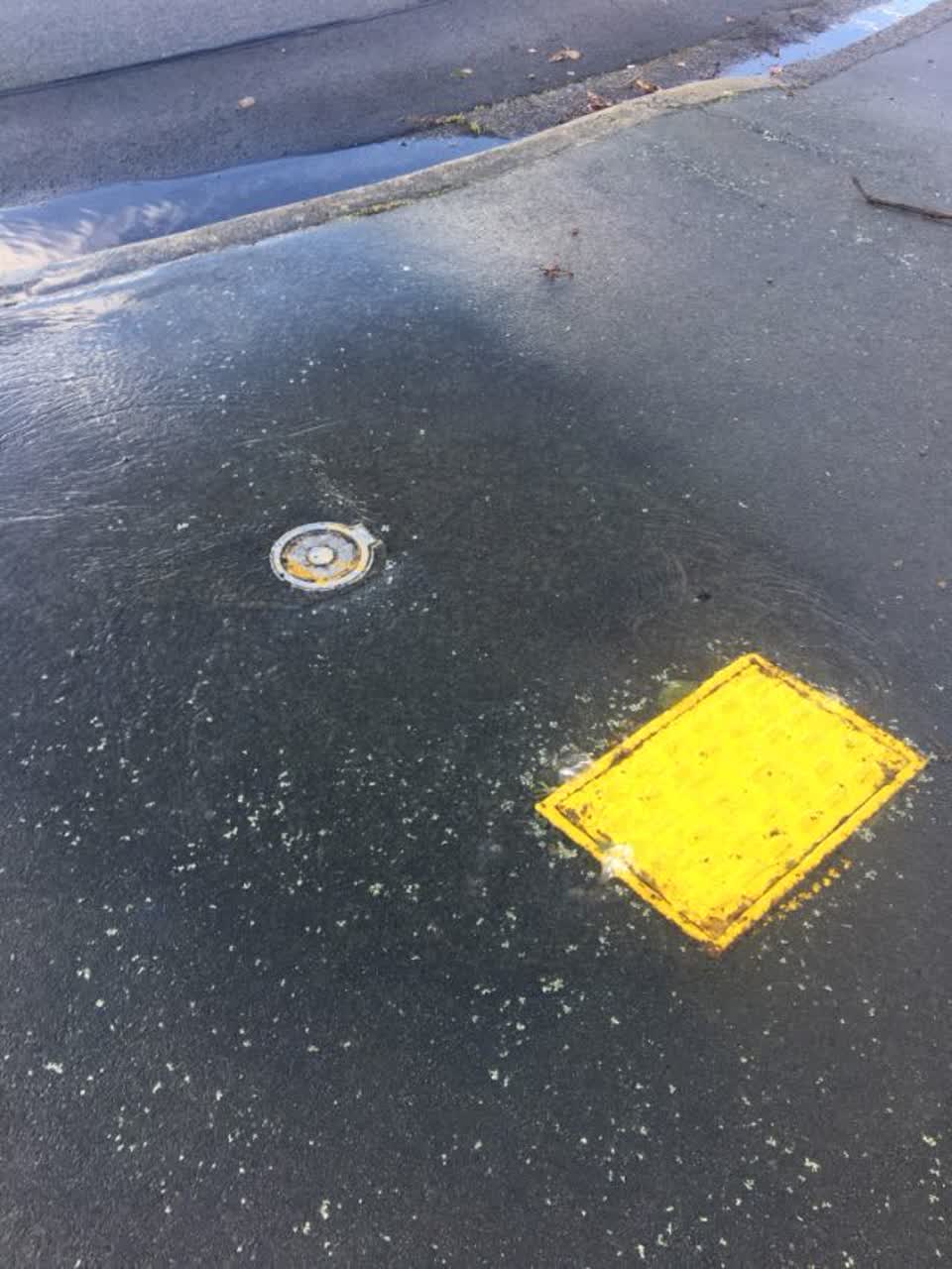 The photograph attached to this wastewater/stormwater report