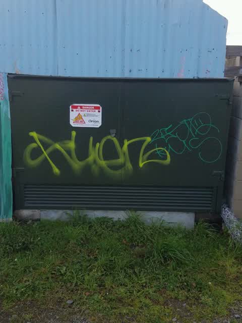 Graffiti, a report photo