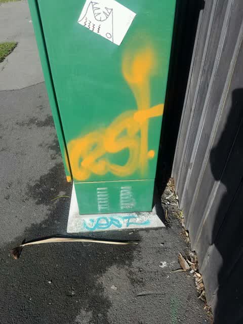 Graffiti, a report photo