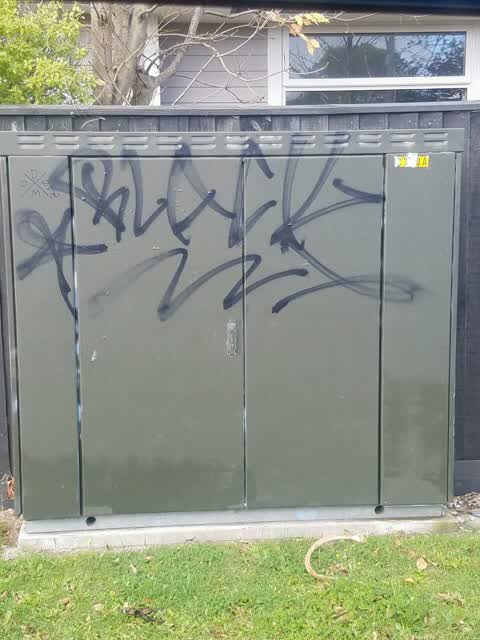 Graffiti, a report photo