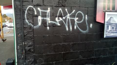 Graffiti, a report photo