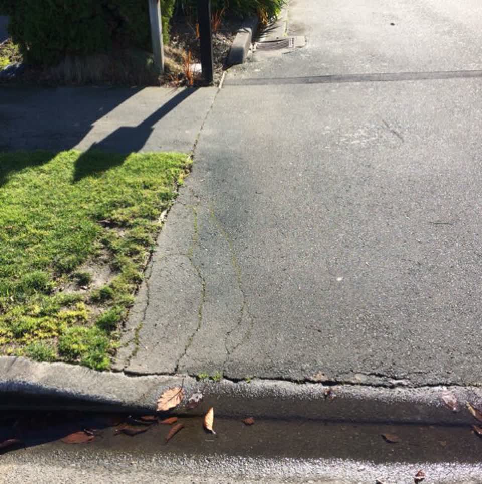 The photograph attached to this wastewater/stormwater report
