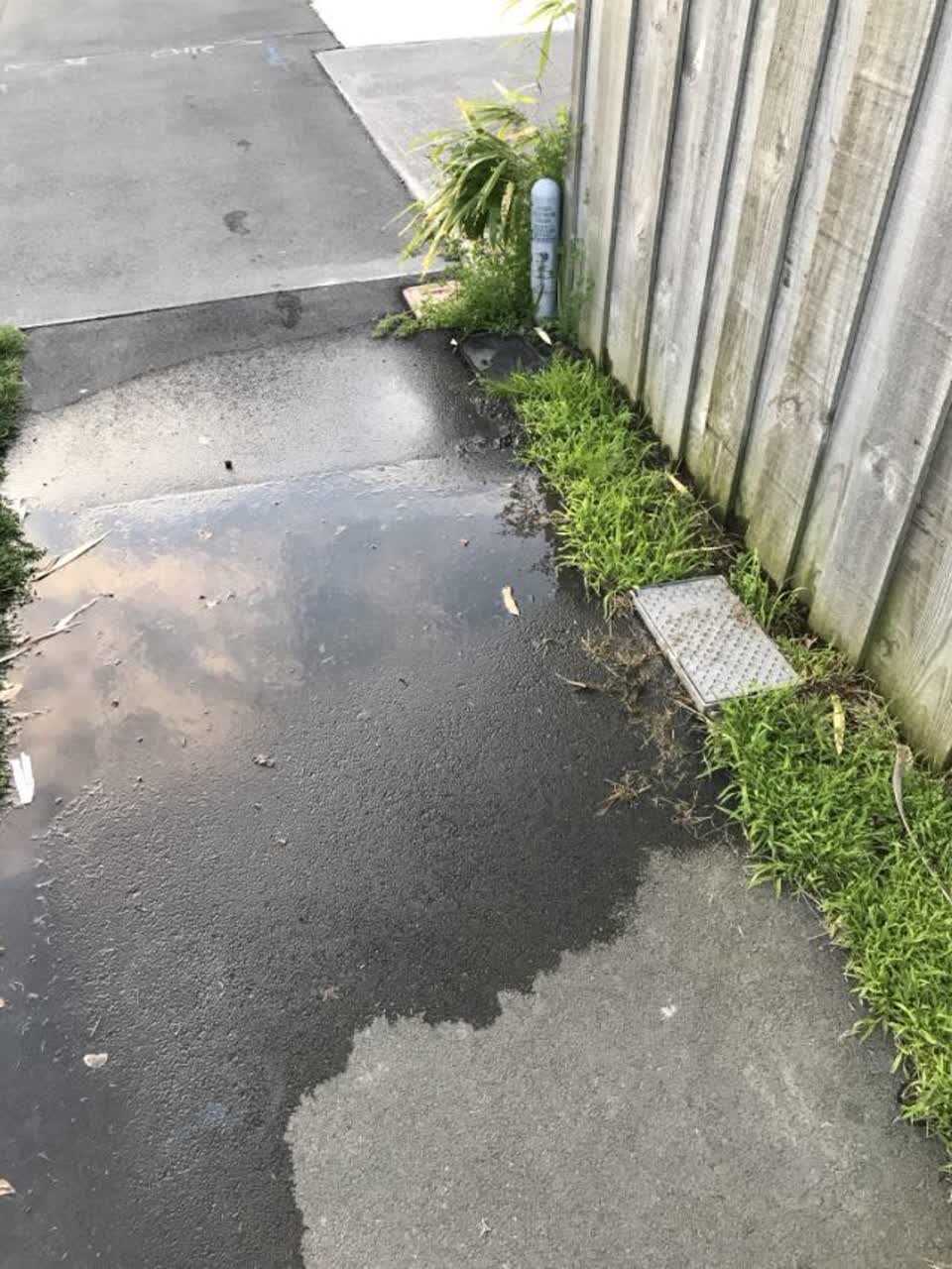The photograph attached to this water supply report