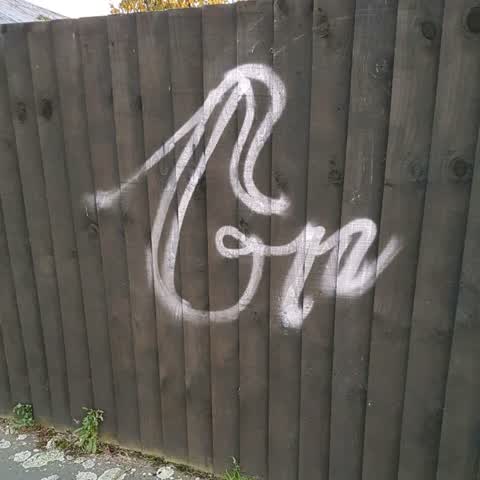 Graffiti, a report photo