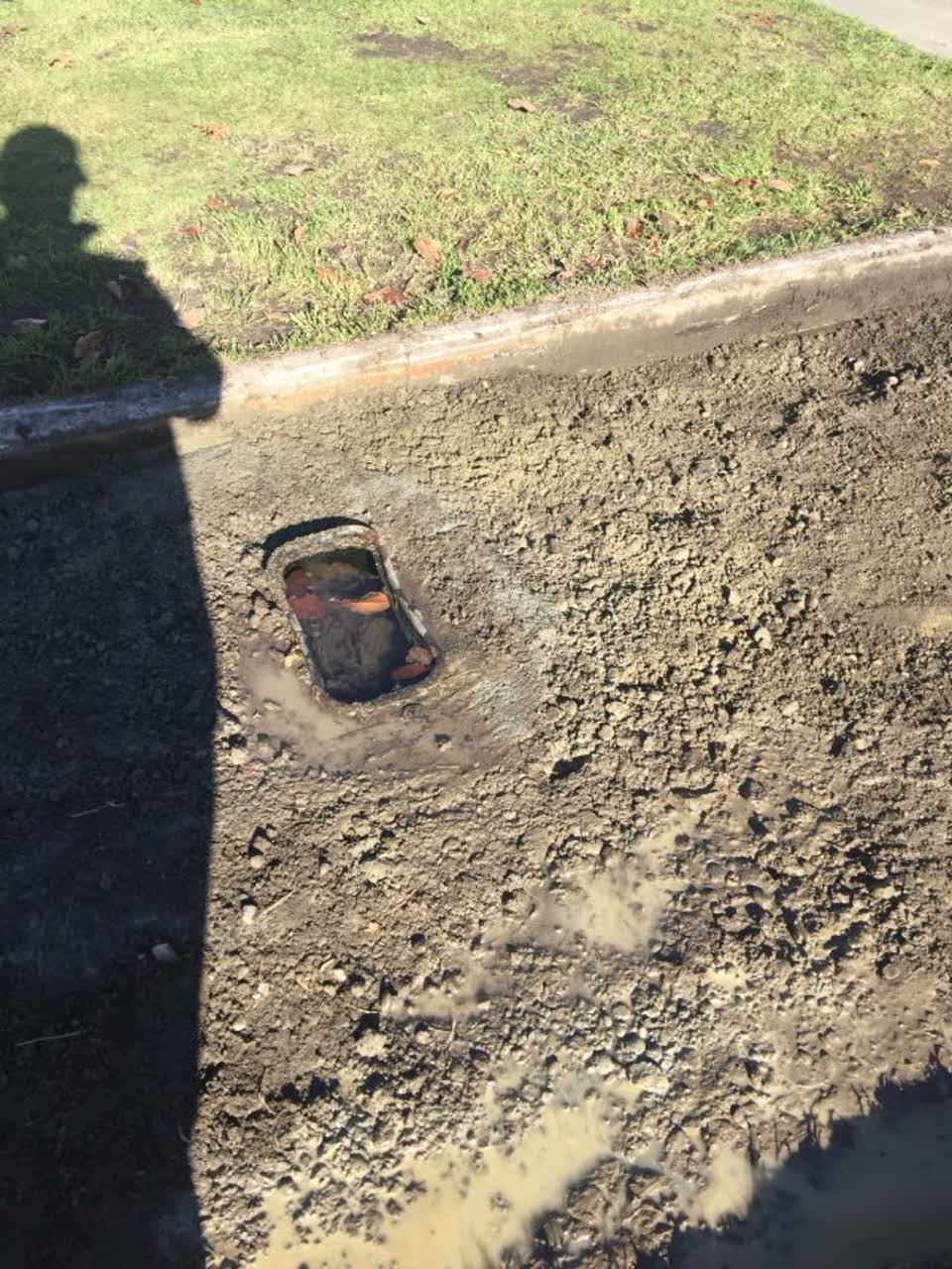 The photograph attached to this water supply report