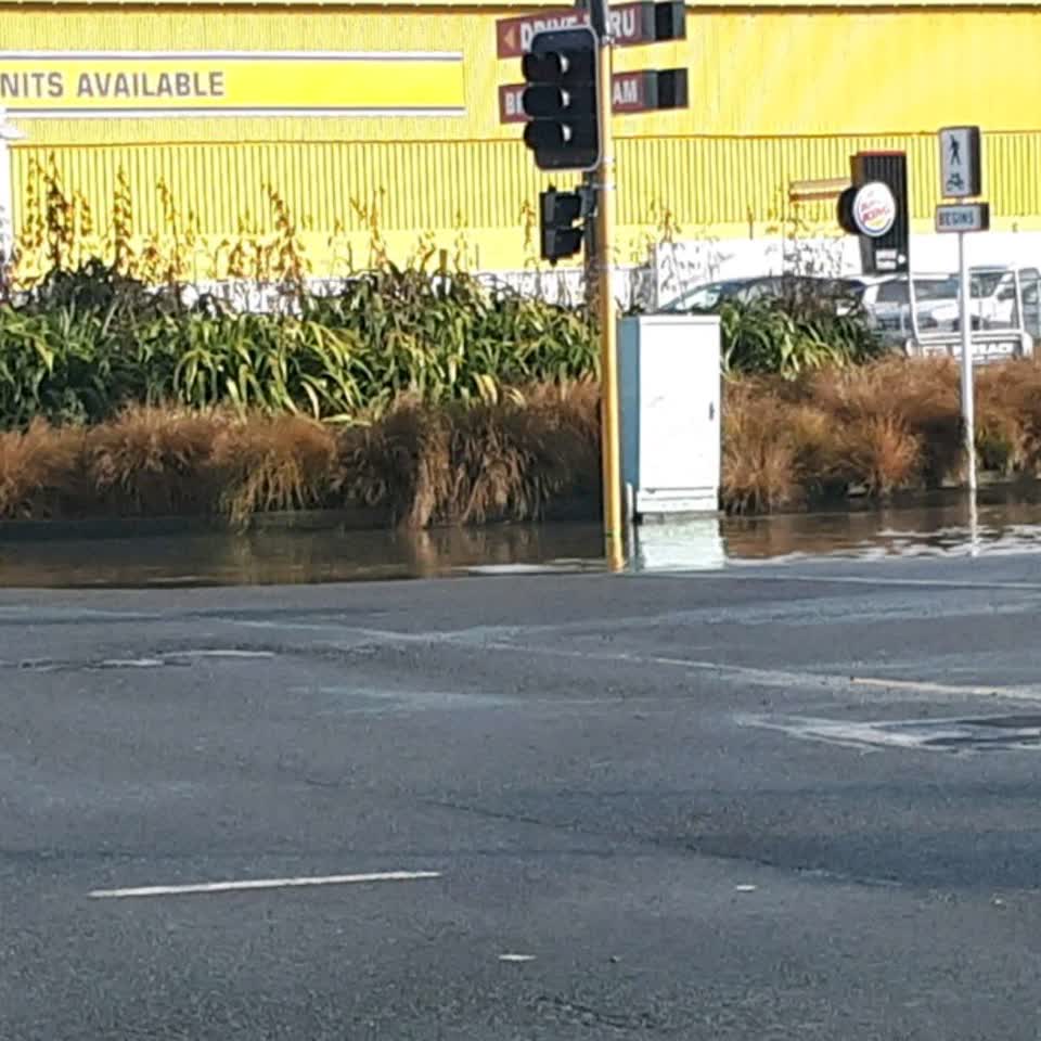 The photograph attached to this flooding report