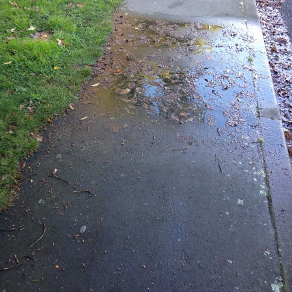 The photograph attached to this water supply report