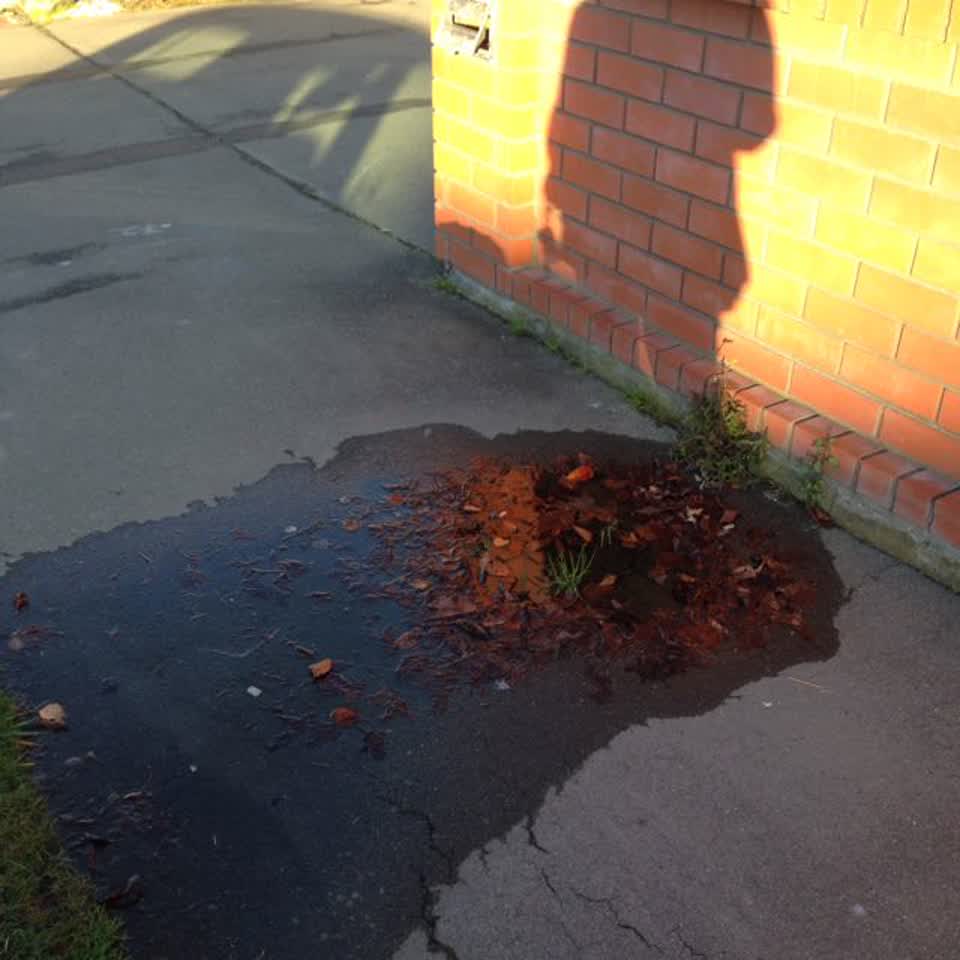 The photograph attached to this water supply report