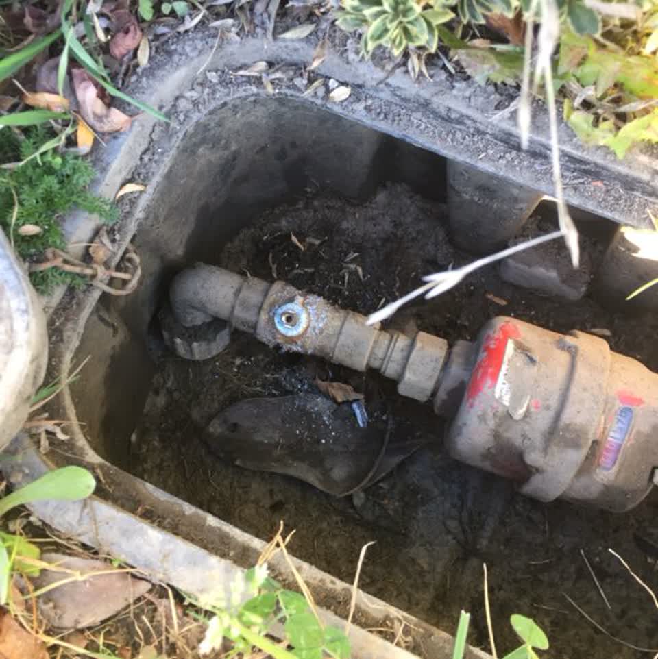 The photograph attached to this water supply report