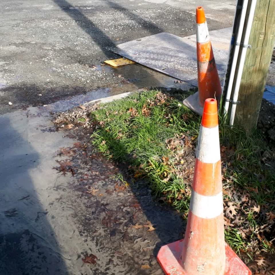 The photograph attached to this wastewater/stormwater report