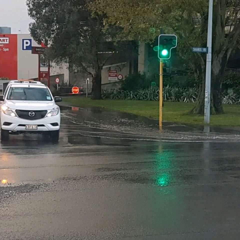 The photograph attached to this flooding report