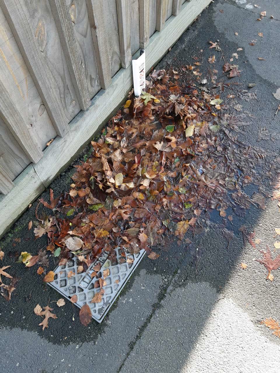 The photograph attached to this water supply report