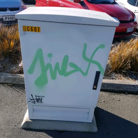 Graffiti, a report photo