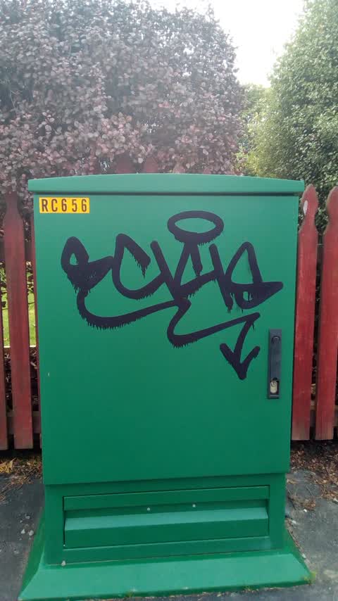 Graffiti, a report photo