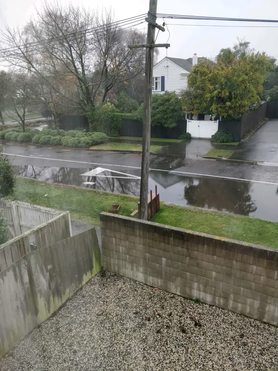 The photograph attached to this wastewater/stormwater report