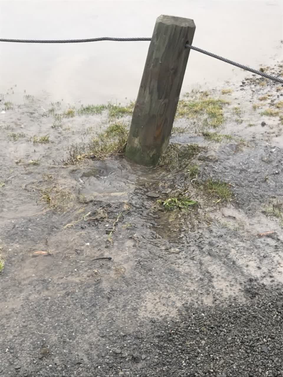 The photograph attached to this water supply report