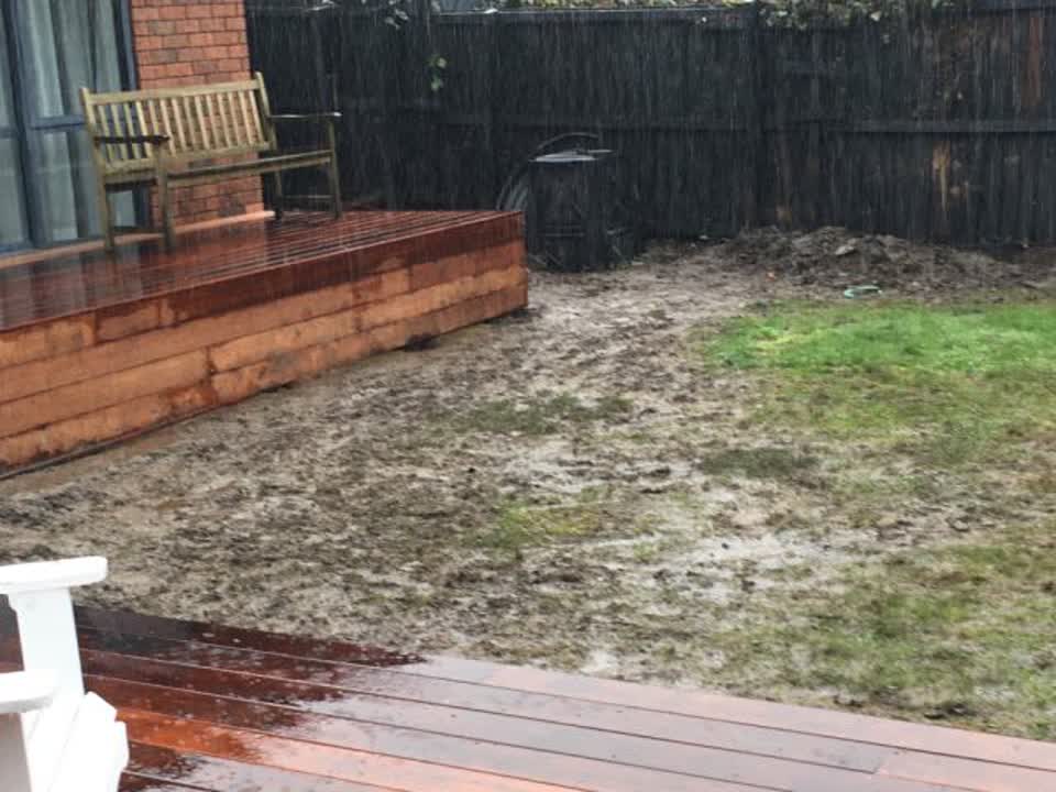 The photograph attached to this wastewater/stormwater report