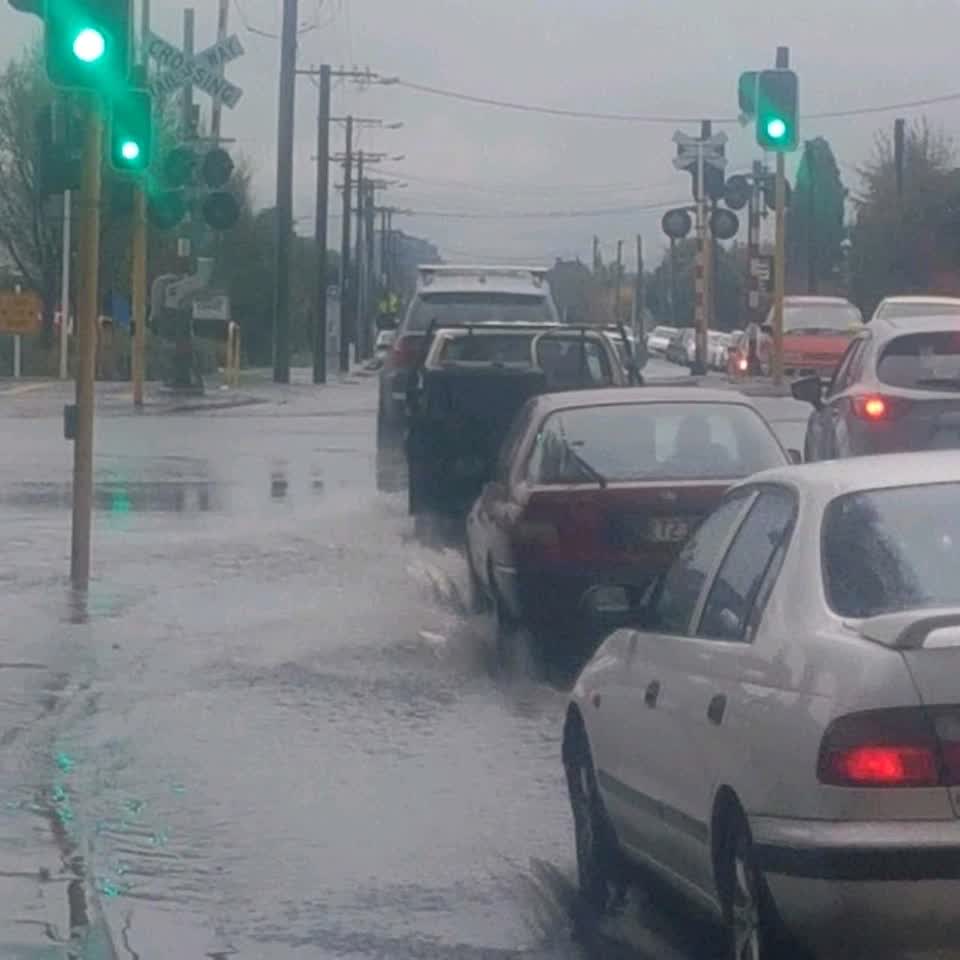The photograph attached to this flooding report